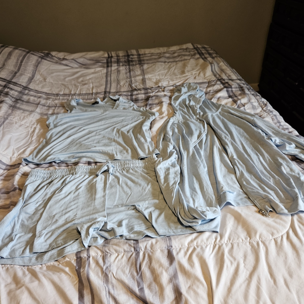 Women's Light Blue Sleepwear Set